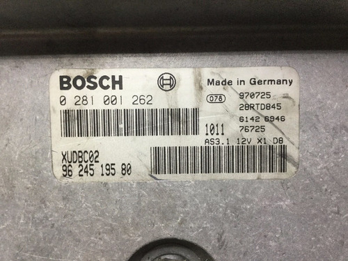 Computador Bosch 0 281 001 262 Citroen Xantia/peugeot 406 Foto 2