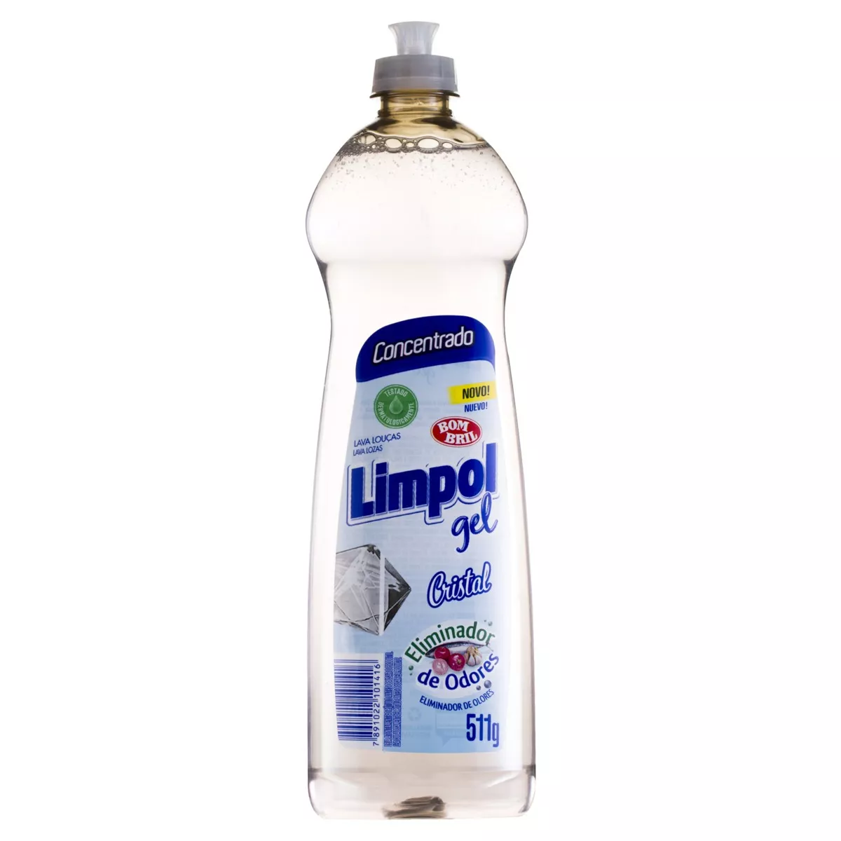 Detergente Limpol Cristal Em Gel Em Squeeze 511 G