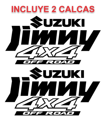 Calca Calcomania Sticker Suzuki Jimny 4x4 Offroad Foto 2