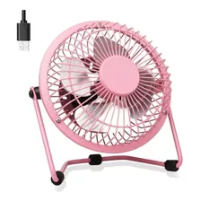 Ventilador Usb Metálico Para Escritorio 