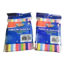 Set De 2 Paquetes De Palitos Goma Eva Delgados Proarte