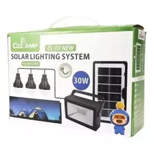 Kit Solar Exterior Reflector Con 3 Bombillos - Panel 30w