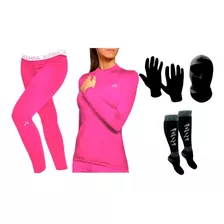 Conjunto Termico Alpina + Guantes + Pasamontaña + Medias