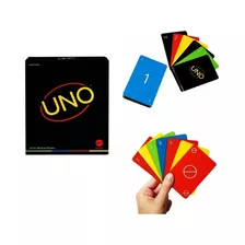 Jogo De Mesa Cartas Uno Minimalista Preto Original - Mattel