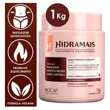 Creme Massagem Modeladora Pimenta Negra Nano Caffein 1kg