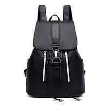 Bolso Multifuncional Impermeable Y Antirrobo Mochilas Para Mujer Nailon Negro Coreanas Casual Dama