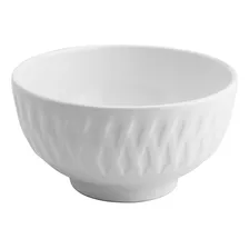 4 Bowls Tigela Saladeira Branco De Porcelana 12x6.5cm 300ml