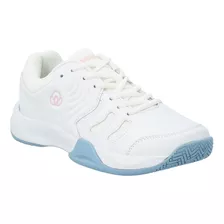 Zapatilla De Pádel Mujer Court Blanco C/ Azul Bsoul