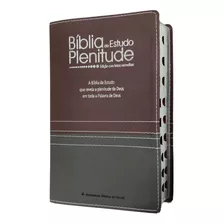 Bíblia De Estudo Plenitude Rc Palavras De Jesus Em Vermelho