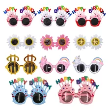 11pcs Gafas Decorativas Fotos De Boda Y Fiesta De Cumpleaños