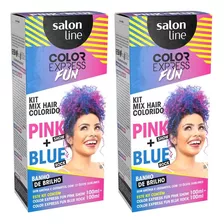 Kit 2 Tonalizante Mix Hair Colorido Color Express Salon Line