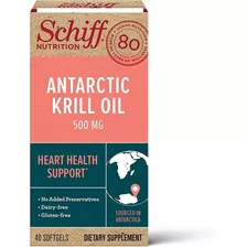 Schiff | Antarctic Krill Oil | 500mg | 40 Softgels