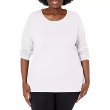 Camiseta De Manga Larga Just My Size Plus Size Para Mujer, B