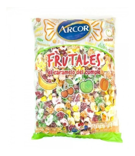 Caramelos Masticables - Arcor Frutales X 800grs 