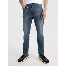 Jeans Azul Slim Tiro Medio De Hombre Calvin Klein
