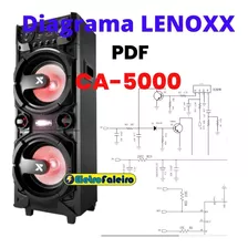 Esquema Elétrico Da Caixa Ca-5000 Lenoxx