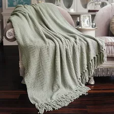 ~? Inicio Soft Things Silver Throw Manta De Punto Tweed Thro