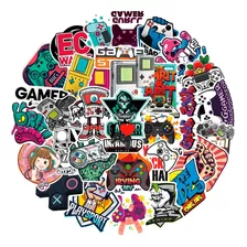 50 Uds Stickers Calcomanias Videojuegos Games, Gamer Jugador