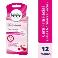 Veet Cera Depilatória Facial Peles Normais C/ 12 - Envio 24h