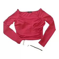 Blusas Mujer Roja Top Bershka