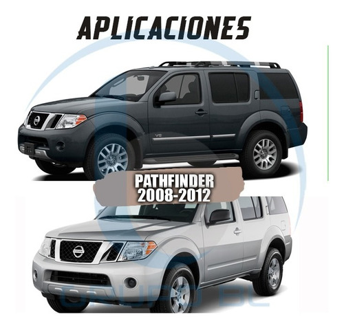 Centro De Burrera Alfa Gh Nissan Pathfinder 2008-2012 Cromo Foto 2