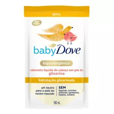 Sabonete Líquido Hidratação Glicerina Baby Refil 180ml Dove