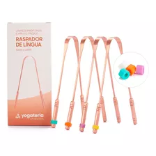 Yogateria Kit 3 Raspador Limpador De Língua Cobre Puro 100%