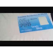 Carpeta Manila Oficio O Carta Office Pro X 100und