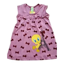 Vestido Infantil Fakini Personagem Tam. 1 Ano Menina Modinha