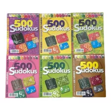 Sudoku Pack De 6 Libros Diferentes 10 Niveles Dificultades