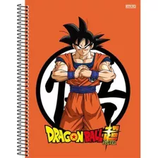 Caderno Dragon Ball Capa Dura Espiral 01 Matéria 80 Folhas 