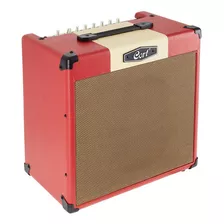 Amplificador De Guitarra Electrica Cort Cm30r 30w Reverb Color Rojo