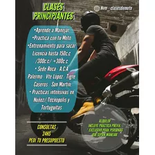 Clases De Moto Caba, Alquiler 110, 150 Y 200 Para Examen 