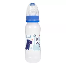 Mamadeira Orto 240ml Antivazamento Bico Silicone Dinossauro