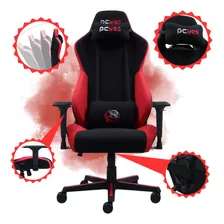 Cadeira Gamer Preto E Vermelho Em Poliéster Pcyes Reclinável