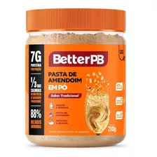 Pasta De Amendoim Em Pó 210g Betterpb Tradicional