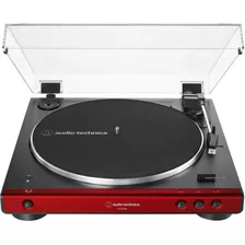 Toca Discos Audio-technica At-lp60xbt Com Bluetooth Vermelho