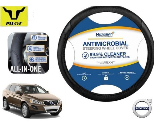 Funda Cubrevolante Negro Antimicrobial Volvo Xc60 2012 Foto 4