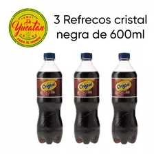 3 Refresco Cristal Negra De 600ml C/u De Yucatán