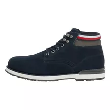 Botas Tommy Hilfiger Para Hombre Mod Outdoor Suede 4200 D3