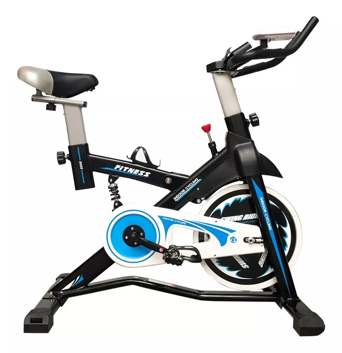 Bicicleta Fija Expert Gym002010 Para Spinning Negra Y Azul