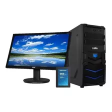 Computador Pc I3 - Ssd 256 - Ddr4 8gb - Rx550 2gb - 21.5 