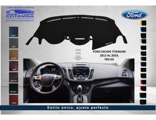 Cubretablero Aut. Ford Escape Titanium 2014 A 2019 Foto 2