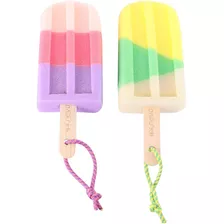 2pcs Helado En Forma De Bola De Baño Suave Toalla De Baño Cr