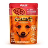 Alimento Special Dog Premium Especial Para Cachorro Senior Todos Os Tamanhos Sabor Carne Em Saco De 100g
