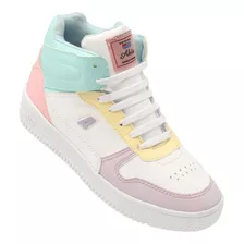 Urbano Tenis Dama Akita 4407 Lila Blanco Ama Rosa Cielo