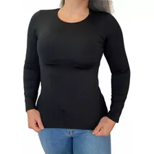 Blusa Térmica Manga Longa Grossa Flanelada Peluciada Fleece