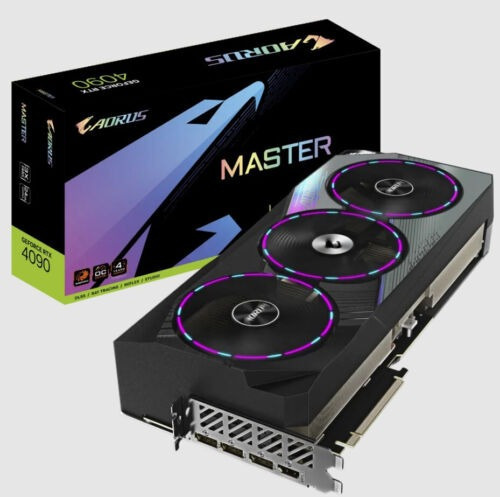 Gigabyte Geforce Rtx 4090 Aorus Master Oc 24gb Graphics Card