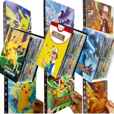 Álbum De Cartas Pokémon Vários Modelos Para 240 Cartas