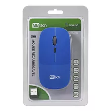 Mouse Wireless Recarregavel Pc Notebook 3200 Dpi Mb Tech 